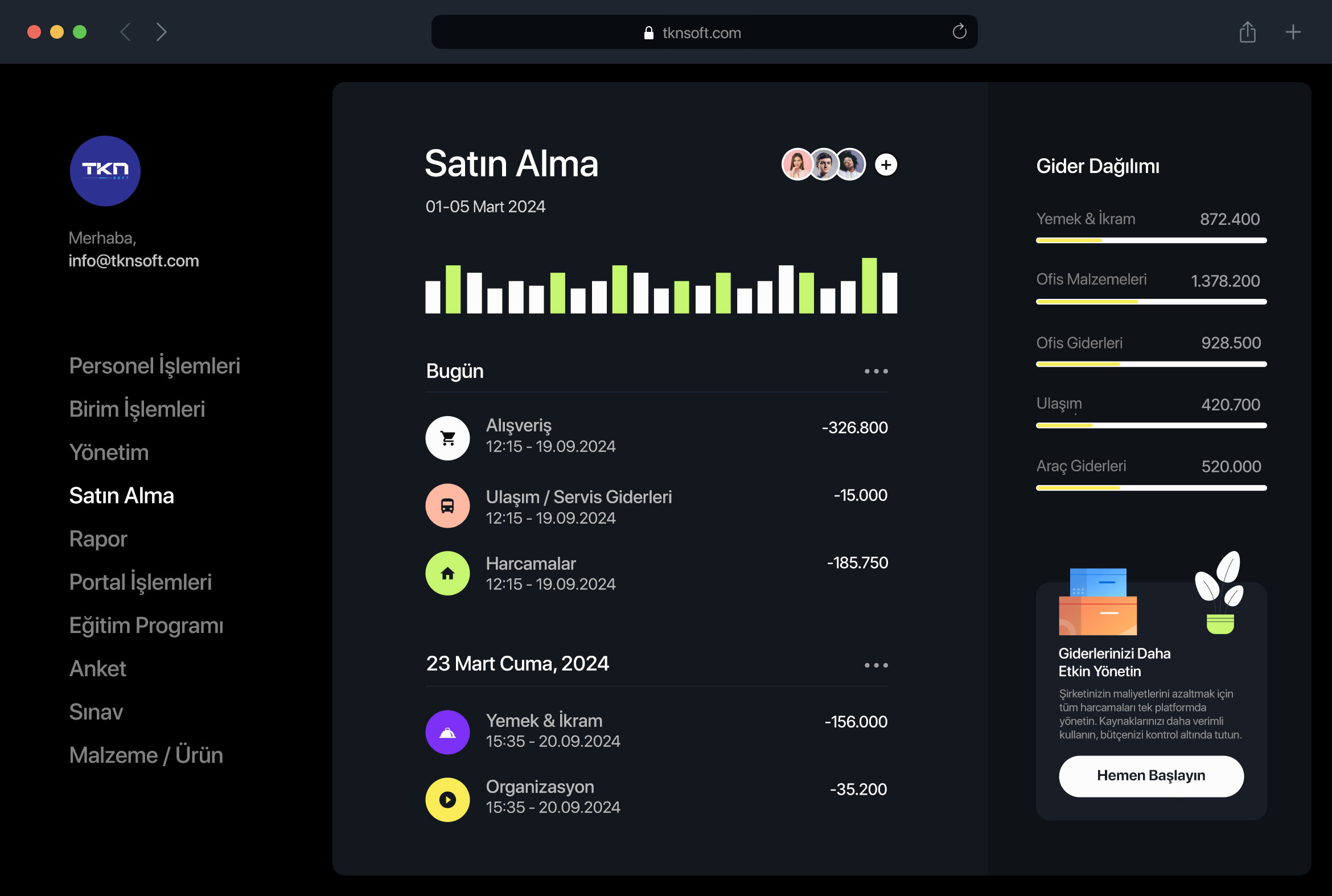 NextSaaS risk management platform interface