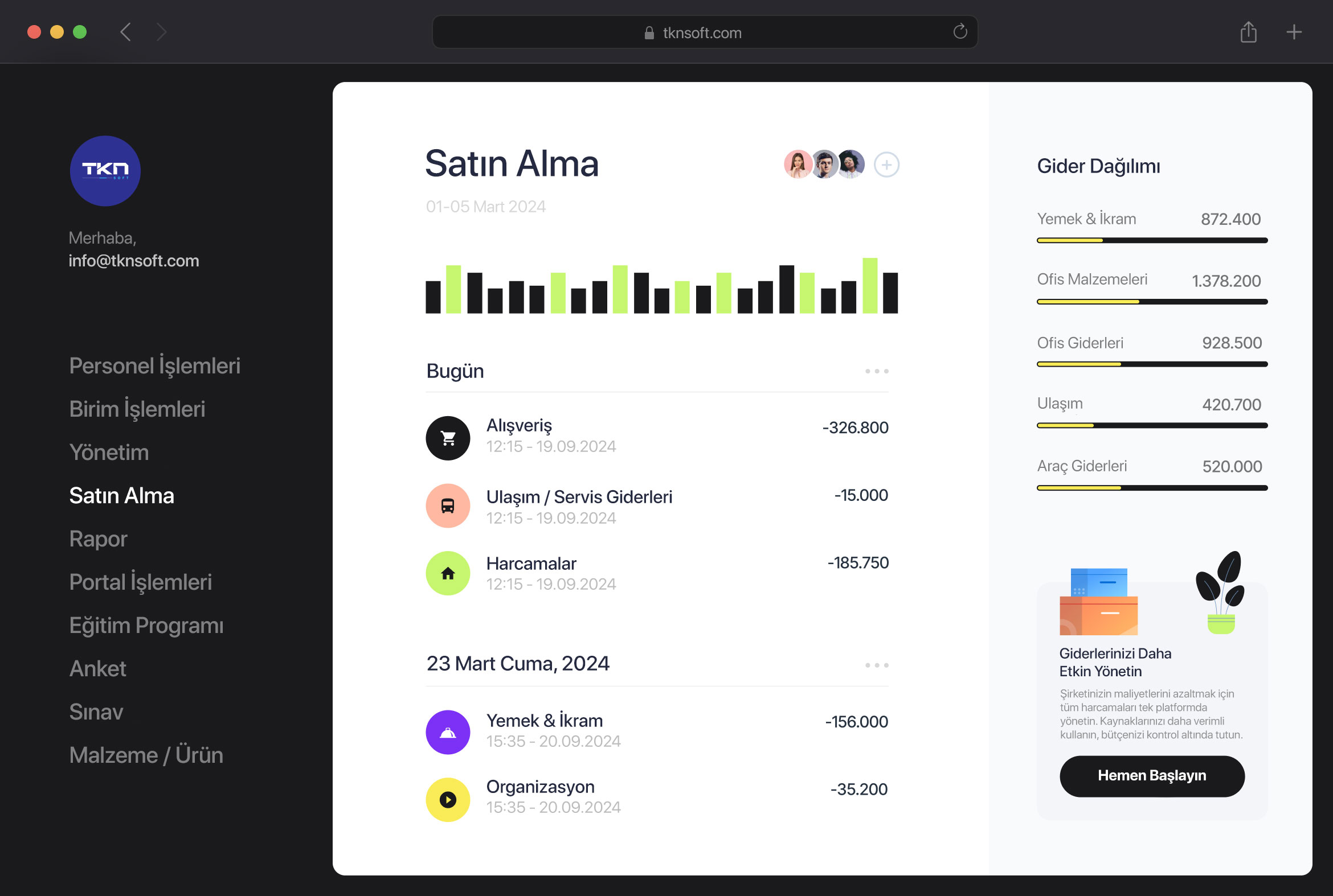NextSaaS risk management platform interface